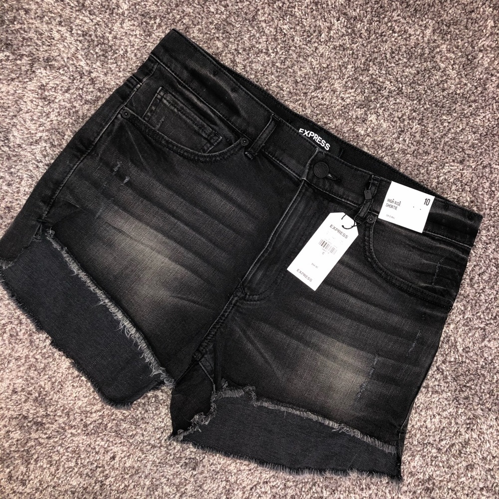 Express black shorts